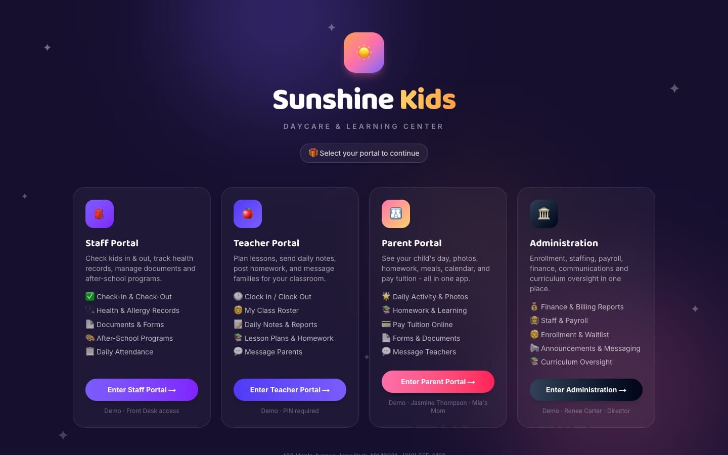 Sunshine Kids screenshot